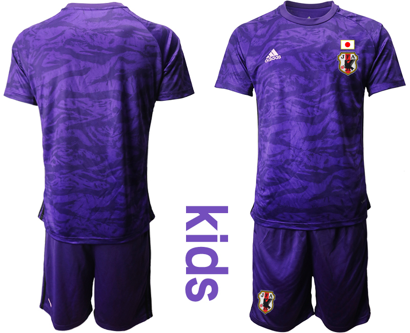 Cheap Youth 2020-2021 Season National team Japan goalkeeper purple Soccer Jersey